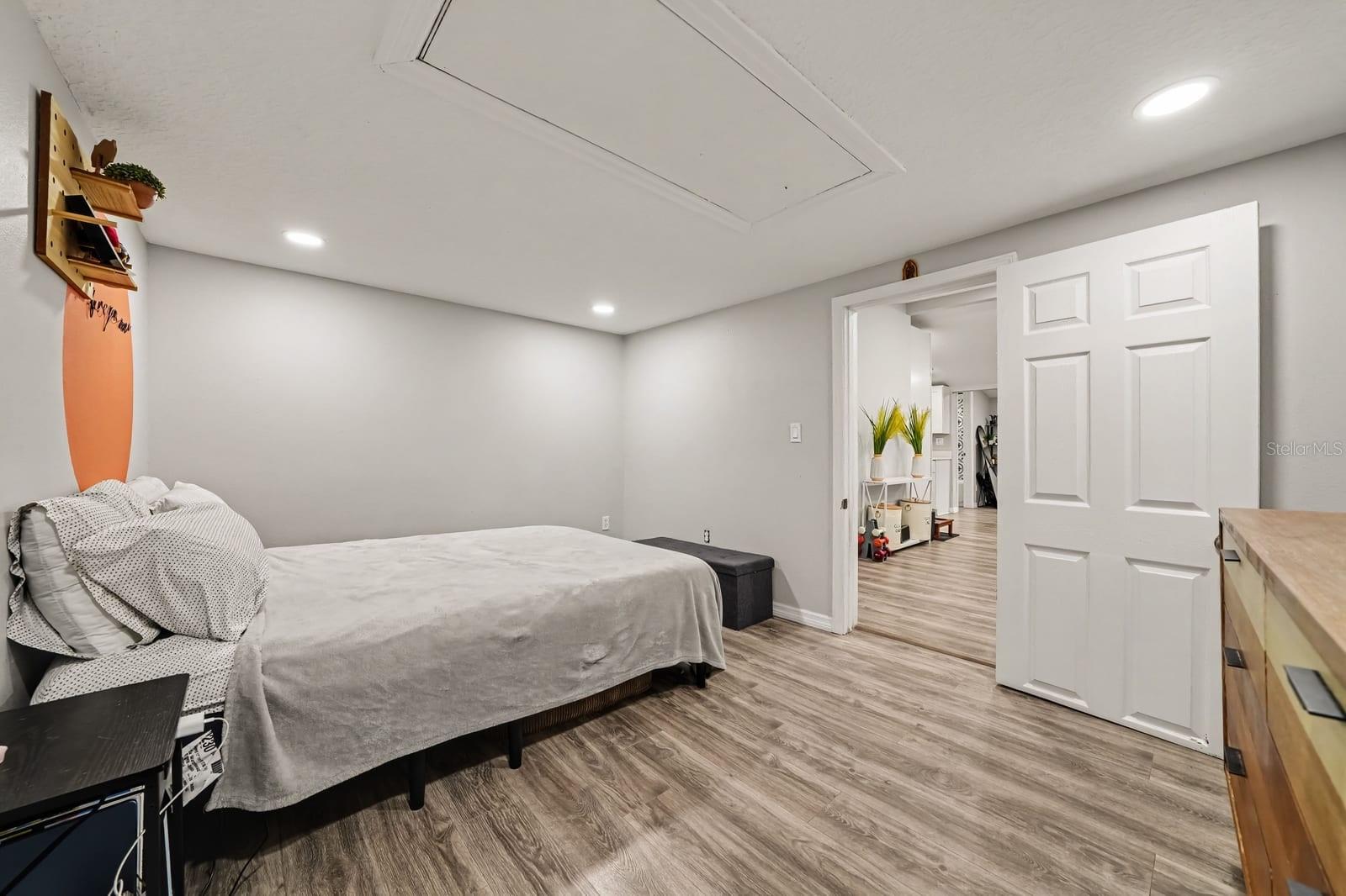 Spacious Primary Bedroom Suite with Walk-In Closet & Direct Access