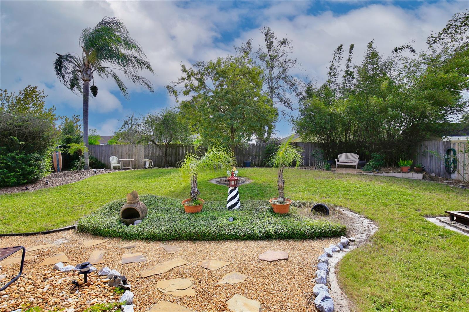 Park-like back yard