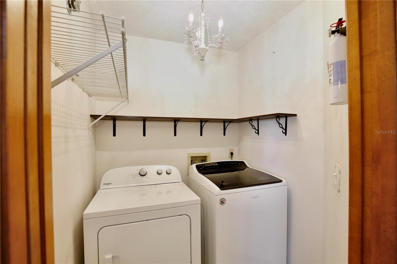 Spacious inside laundry room