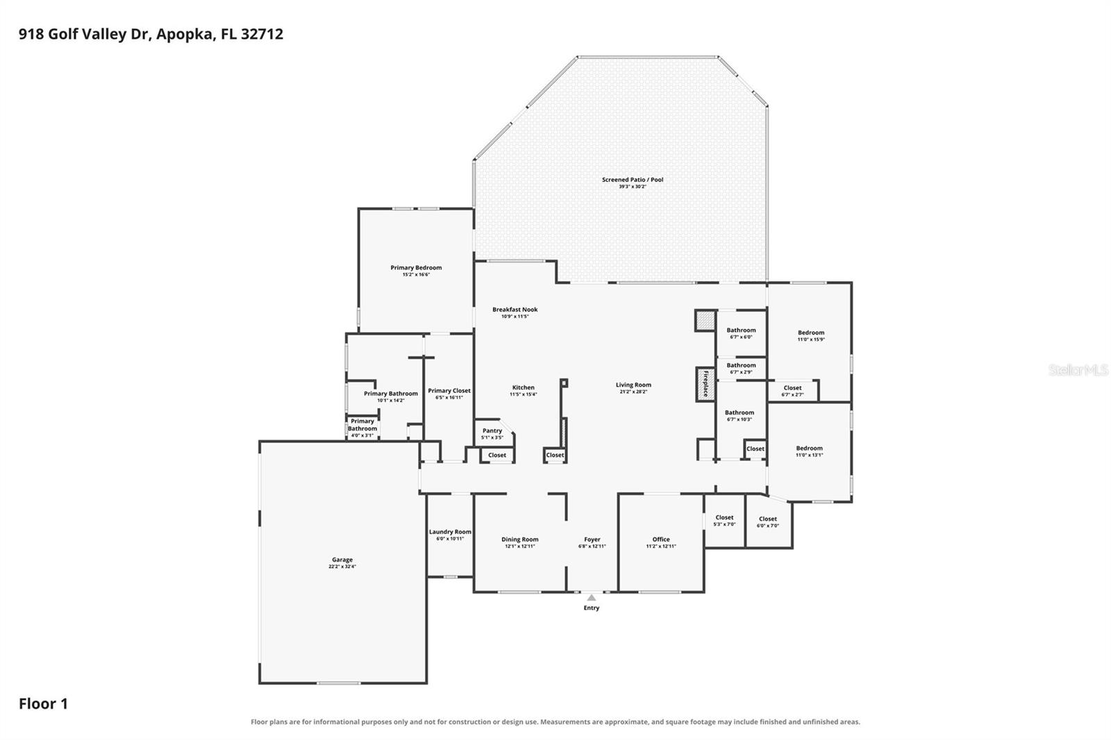 918 GOLF VALLEY DRIVE, Apopka, FL 32712