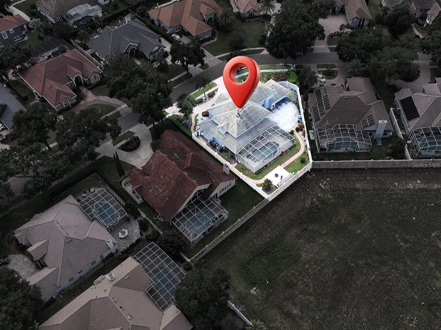 Aerial location view
