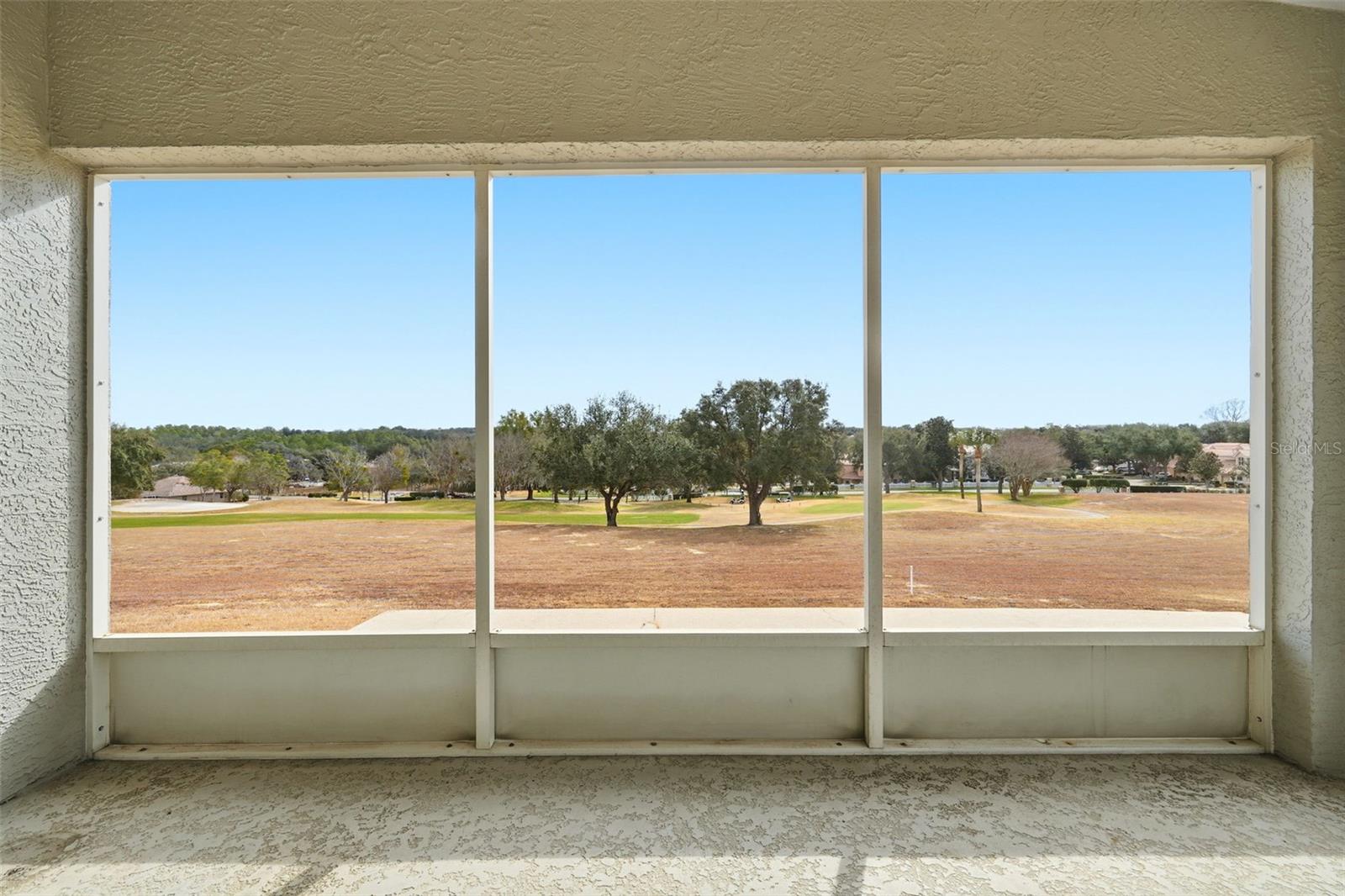 Beautiful golf course view!
