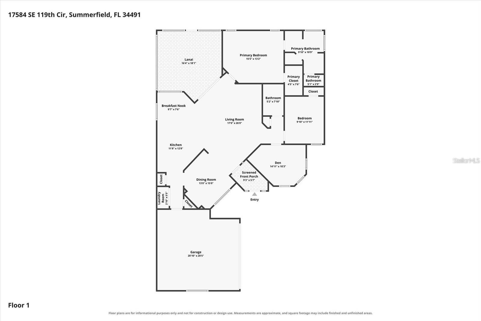 17584 SE 119TH CIRCLE, Summerfield, FL 34491