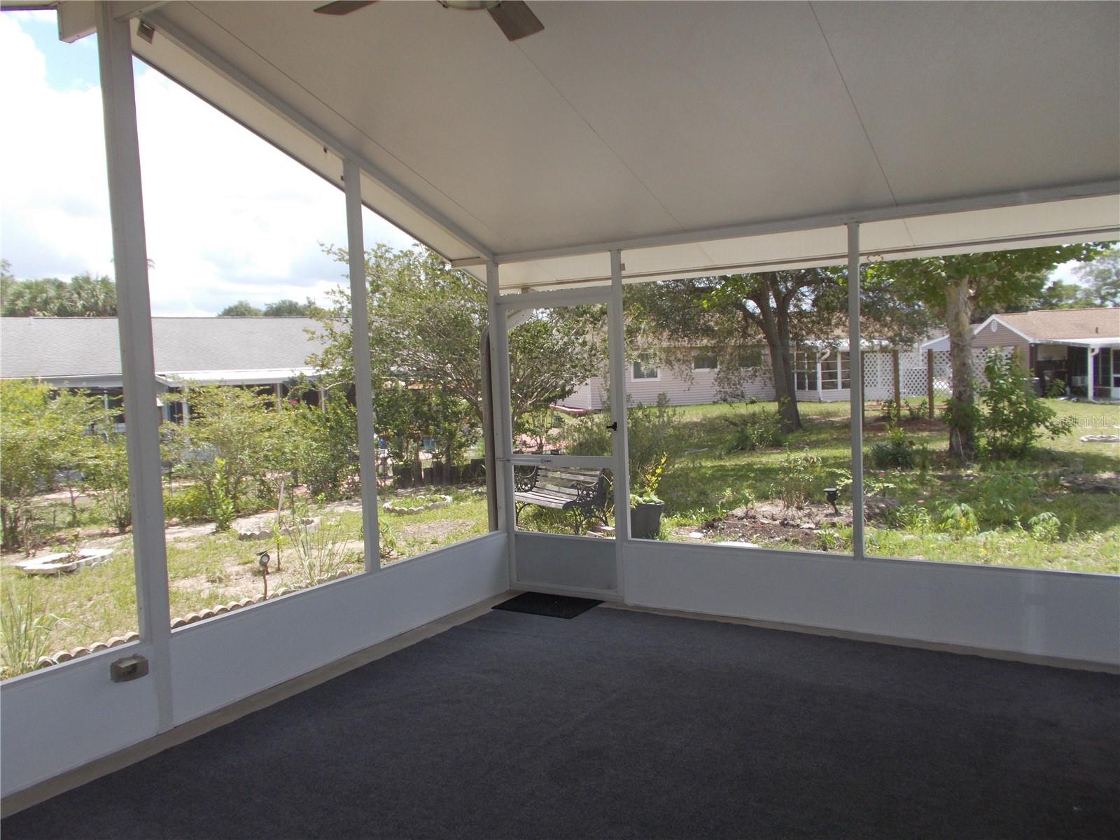 Rear porch