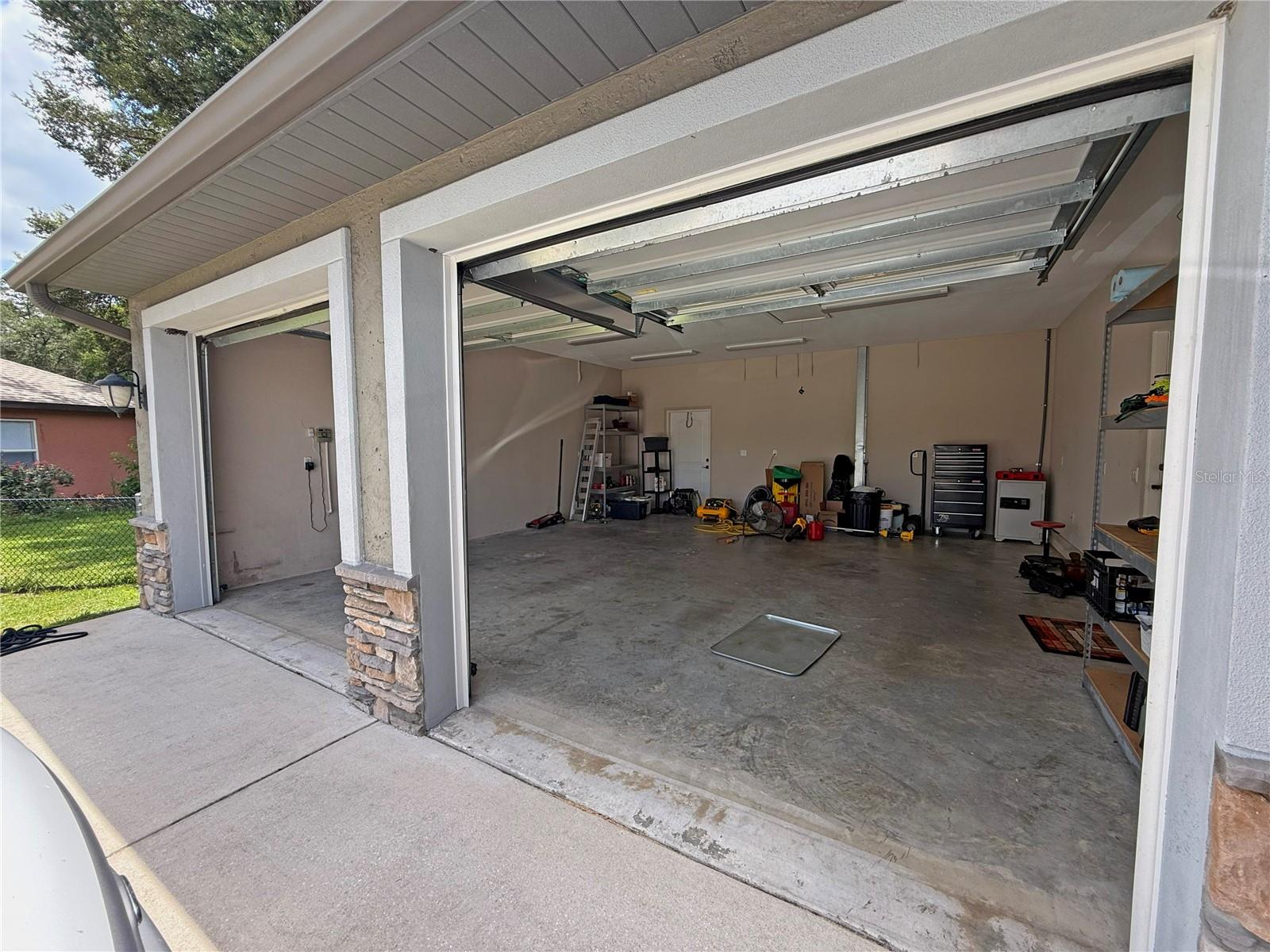 Over-sized 2-Car Garage
