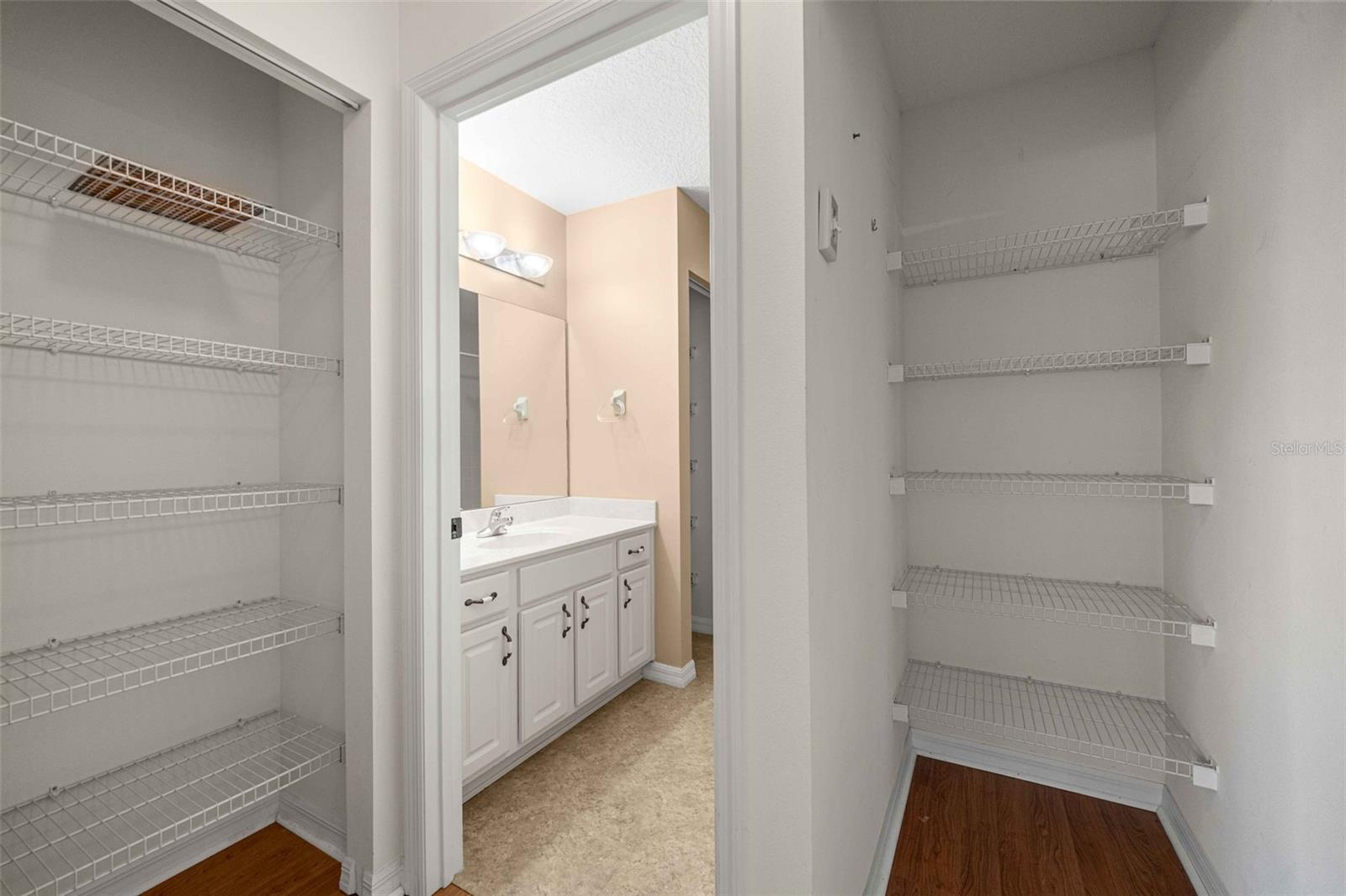 Linen closets & Bathroom 2