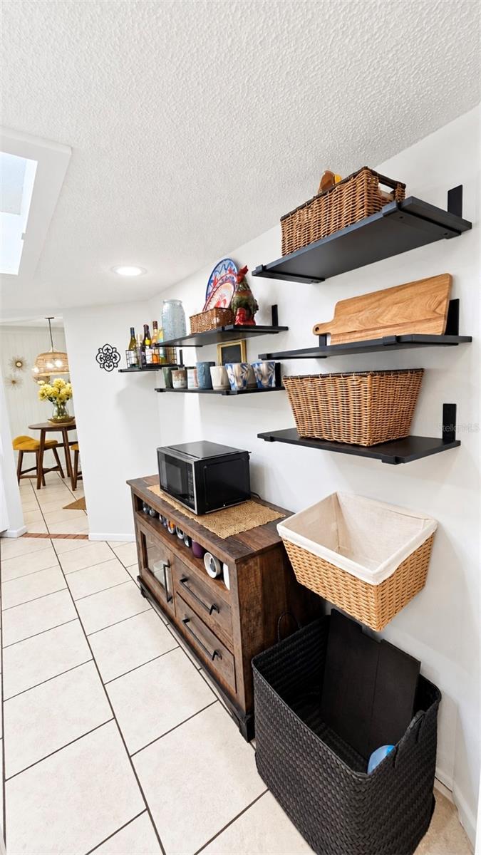 Storage everywhere and a closet in the hall way too