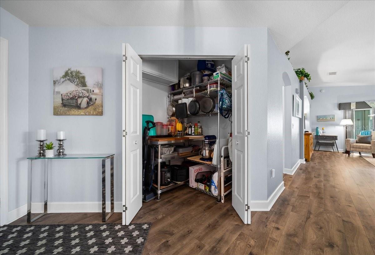 extra large pantry & storage closet