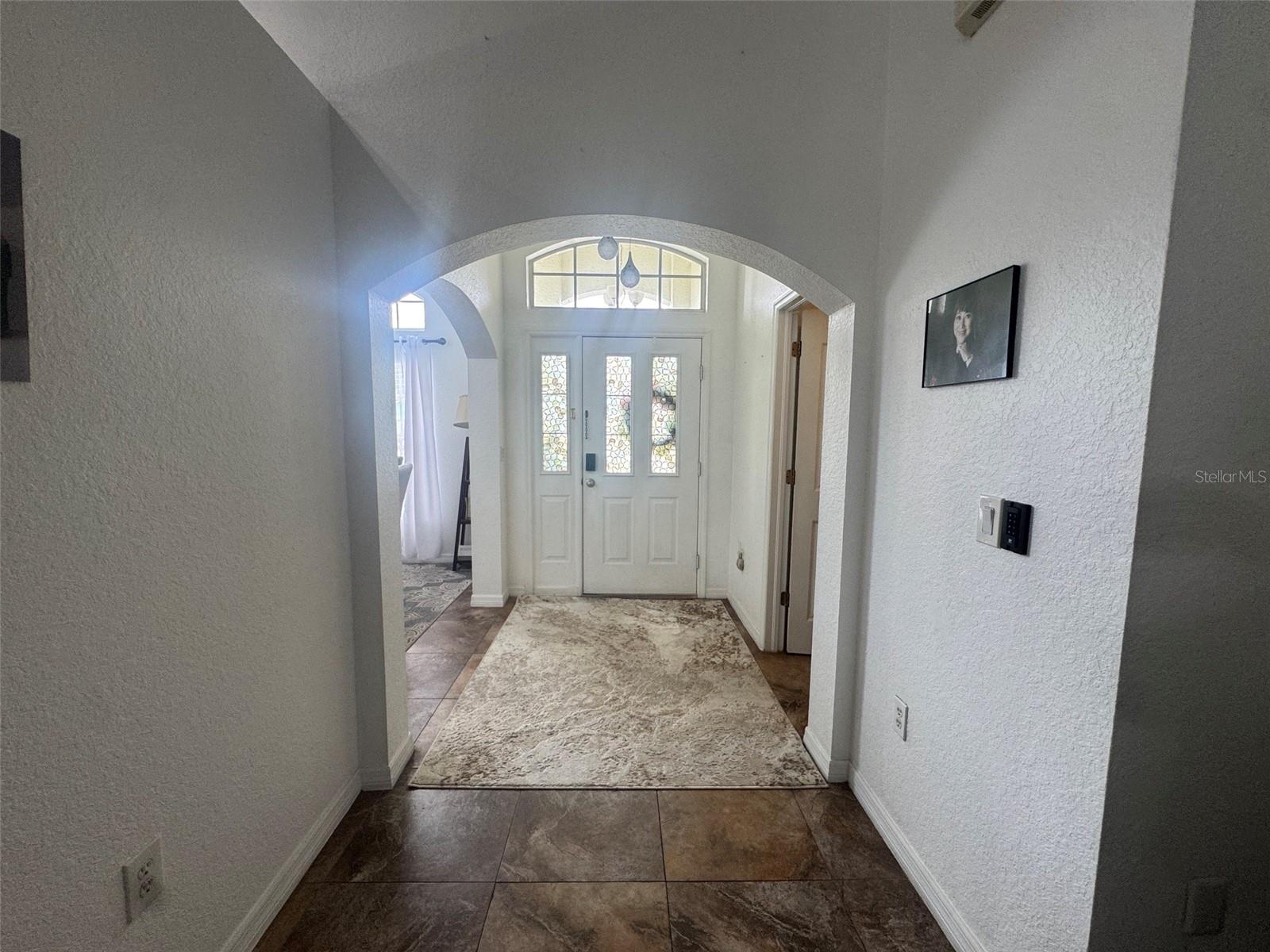 View towards entry from Living Room