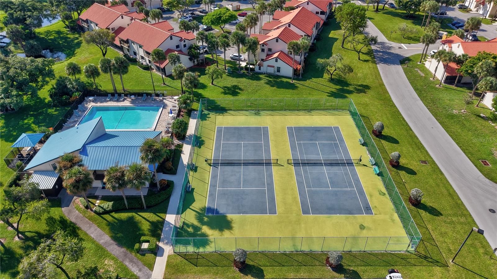 Community Clubhouse, Tennis Courts and Pool