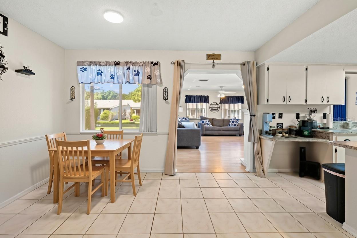 Virtualy Staged Dining Room