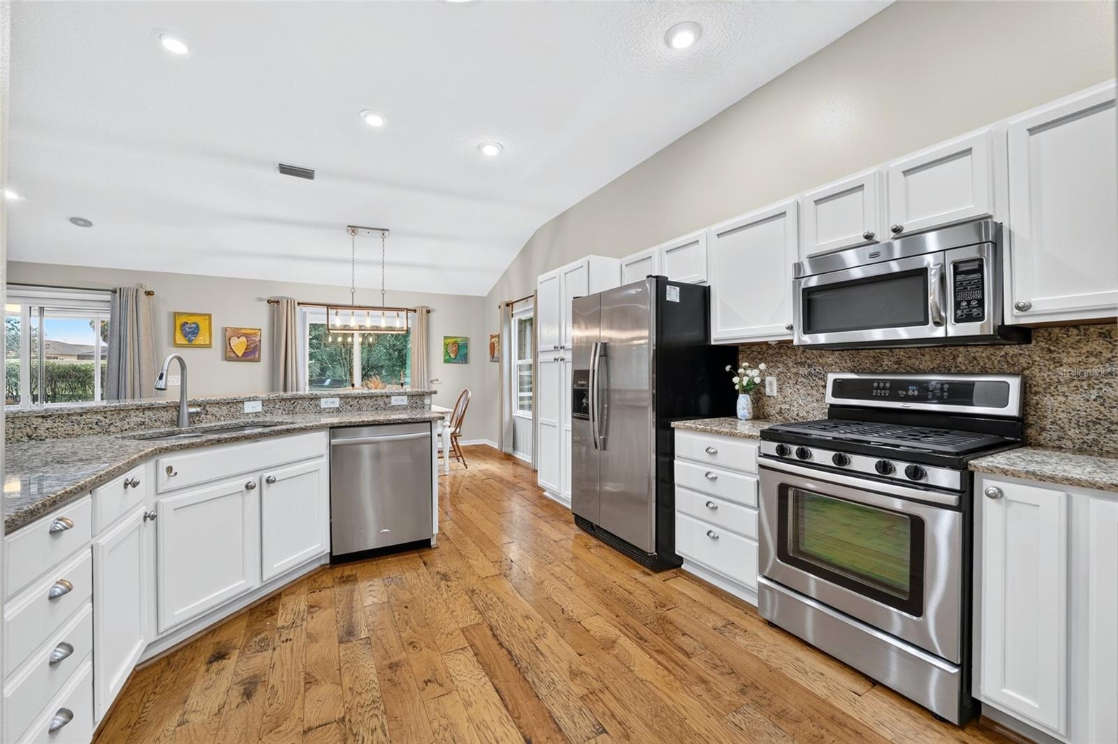 White cabinets