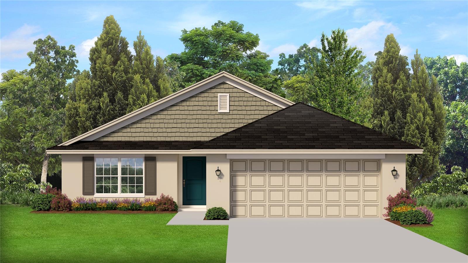 Rendering only. Not actual house or colors Rendering only. Not actual house or colors