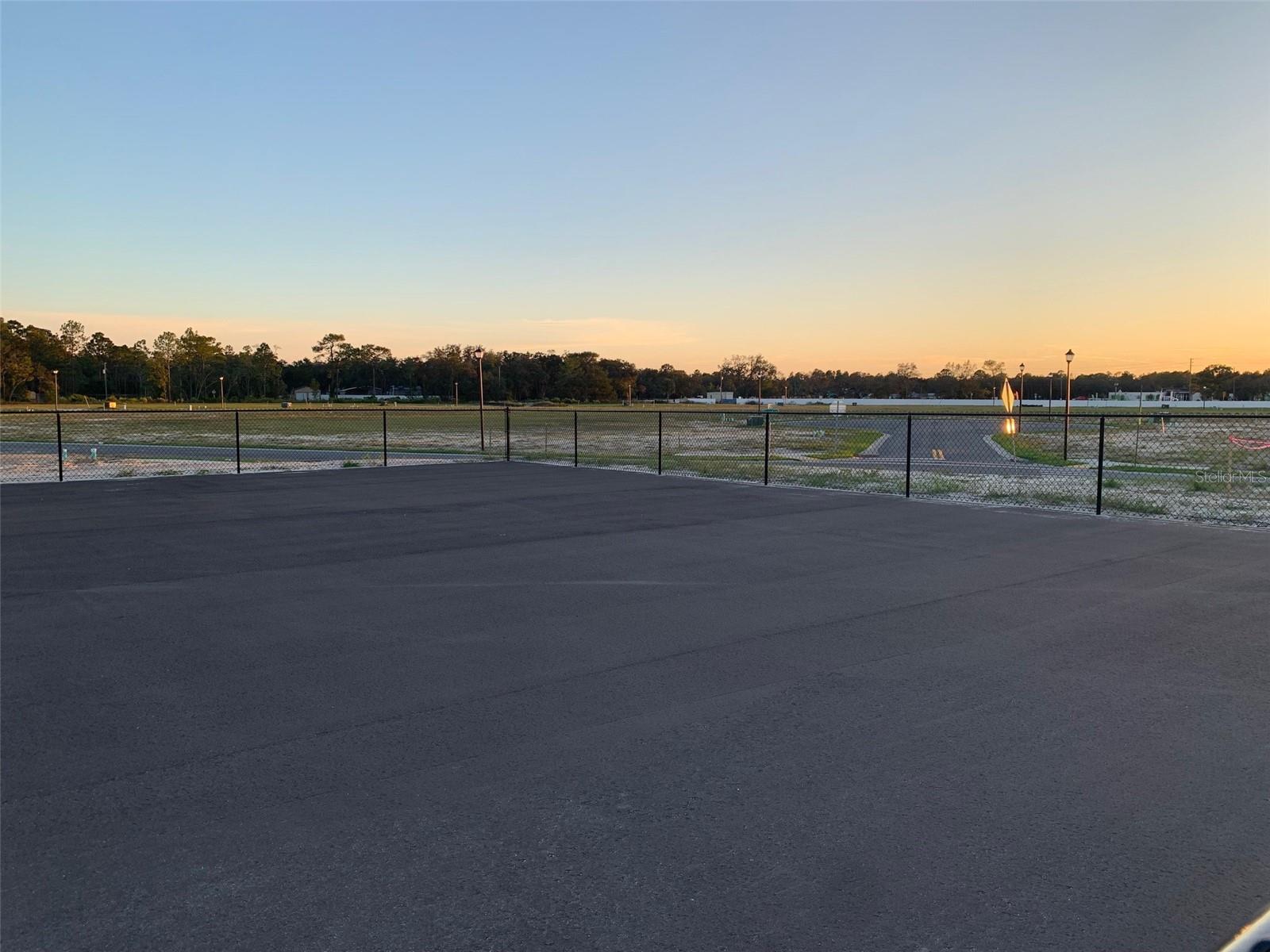 Designated pickleball courts