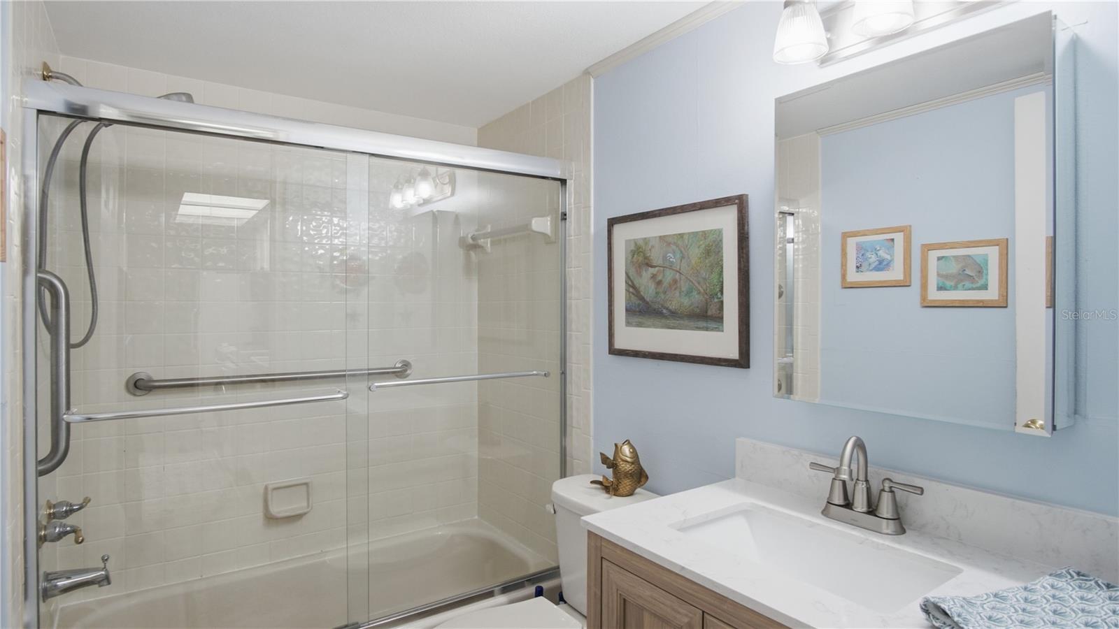 Full Bathroom with tub & Shower