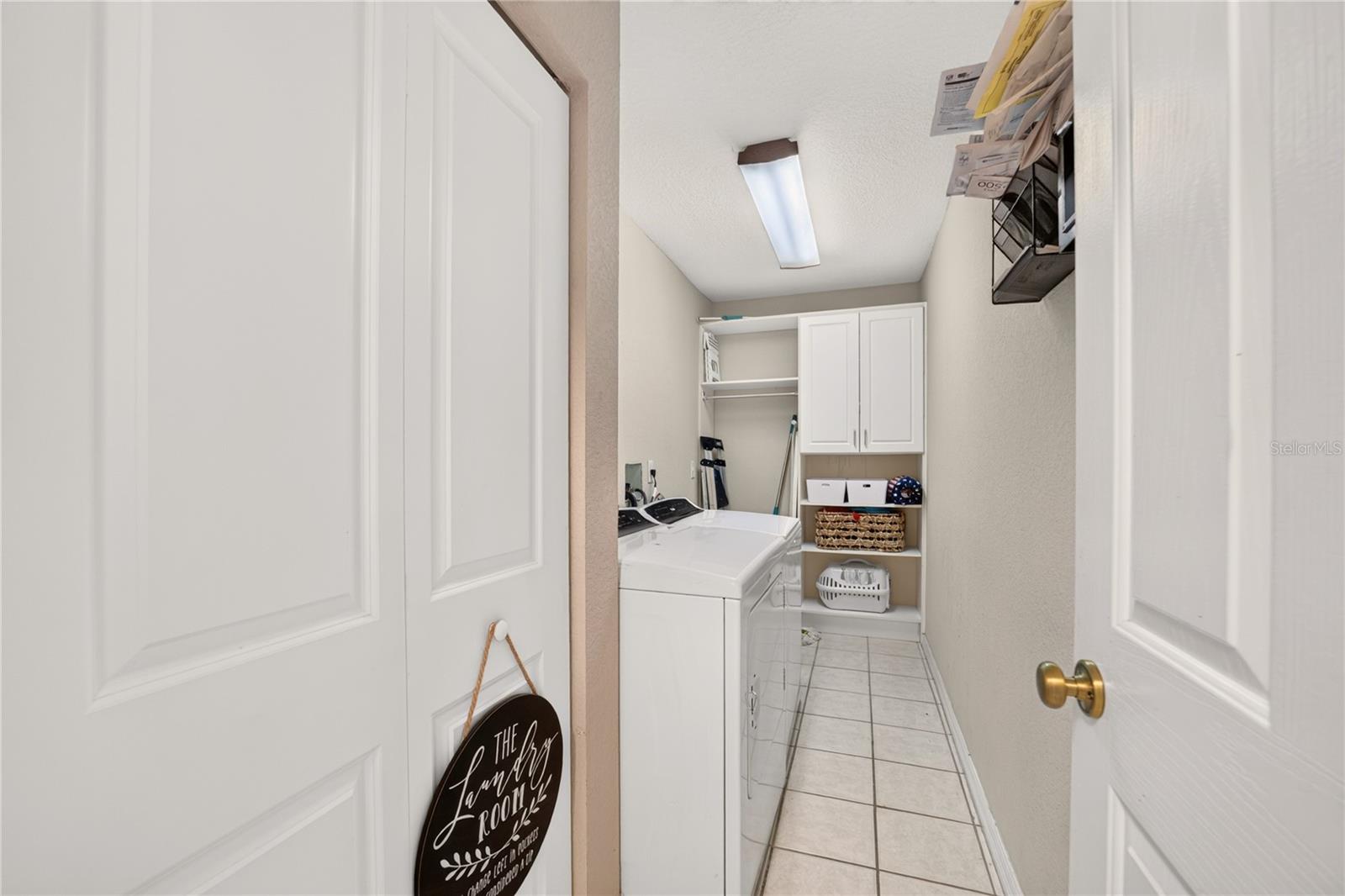 Inside Laundry Room