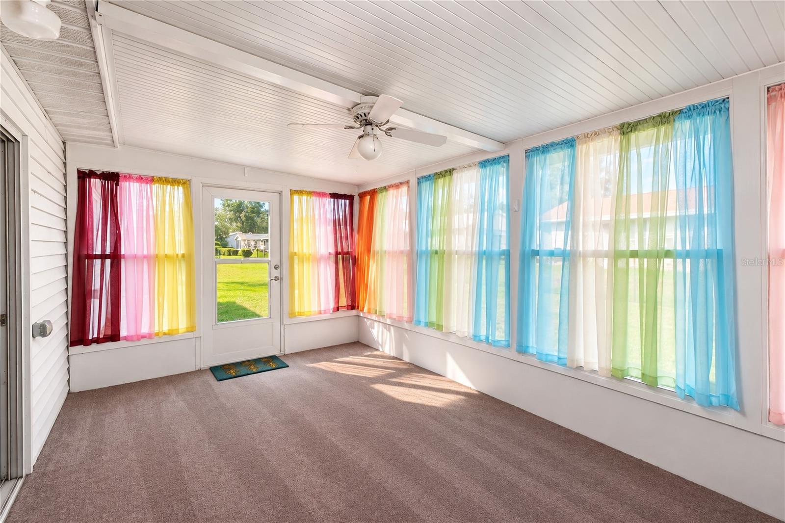 Glass enclosed Sunroom