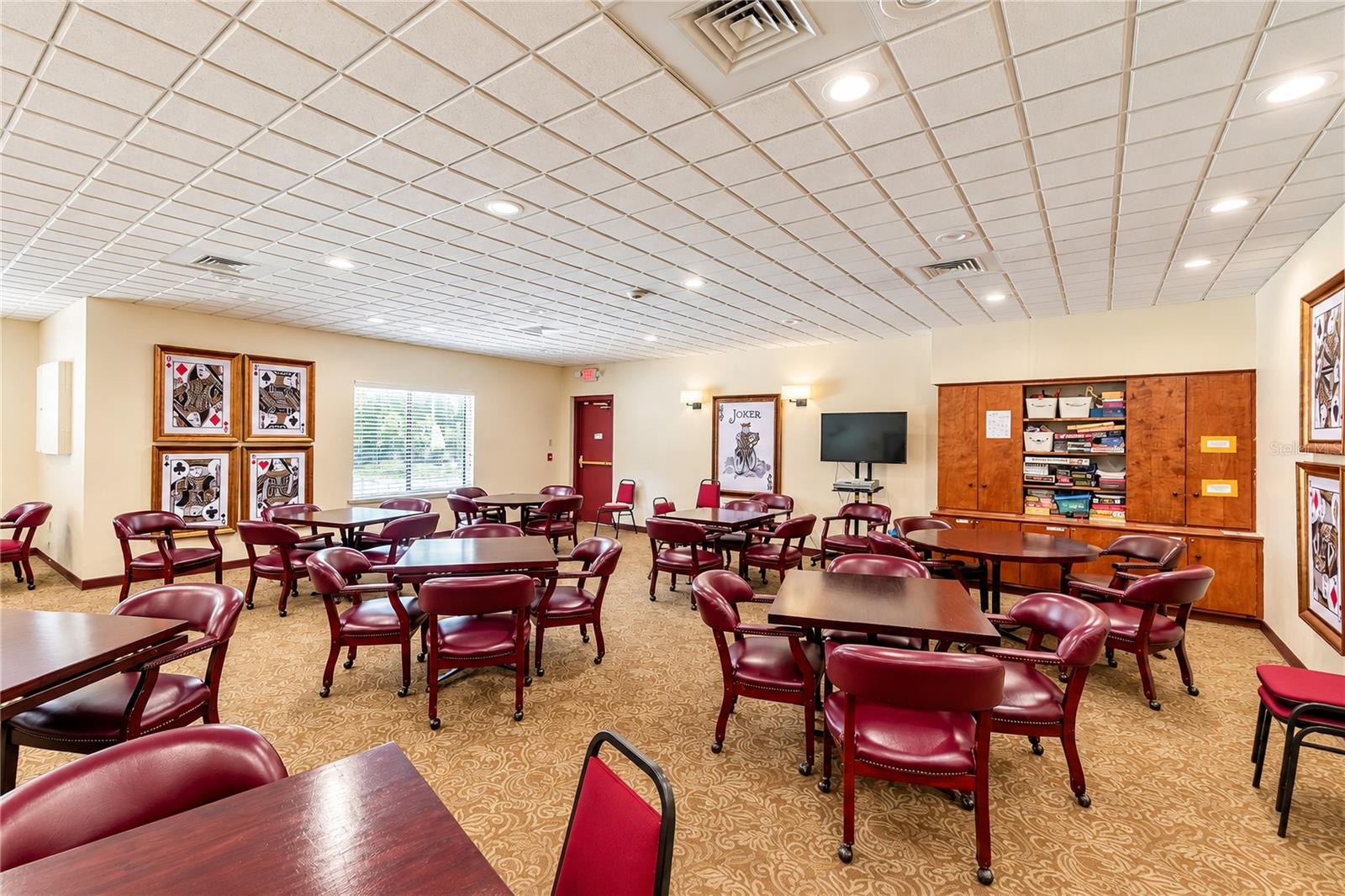 Numerous Community Centers for clubs, crafts, billards and more