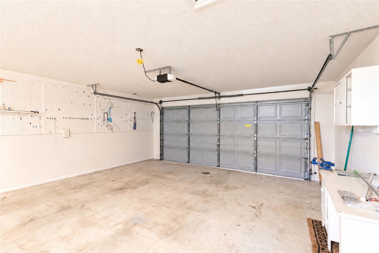 Opposite view inside garage