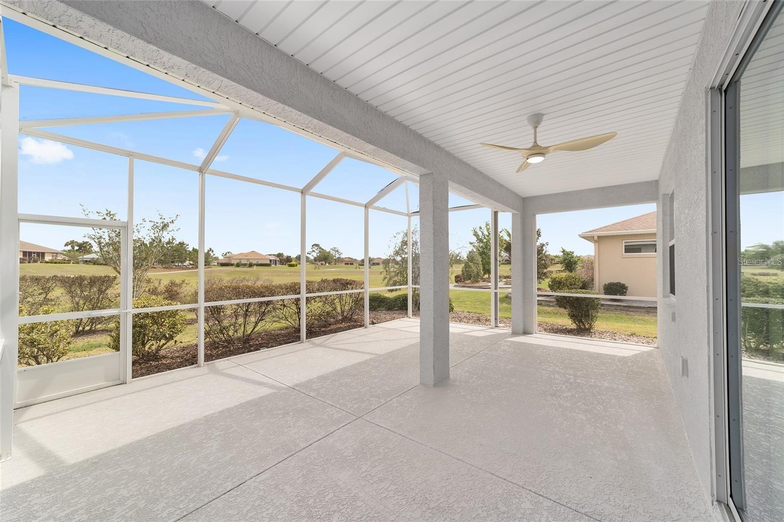 Caged Lanai With Golf Course View #1