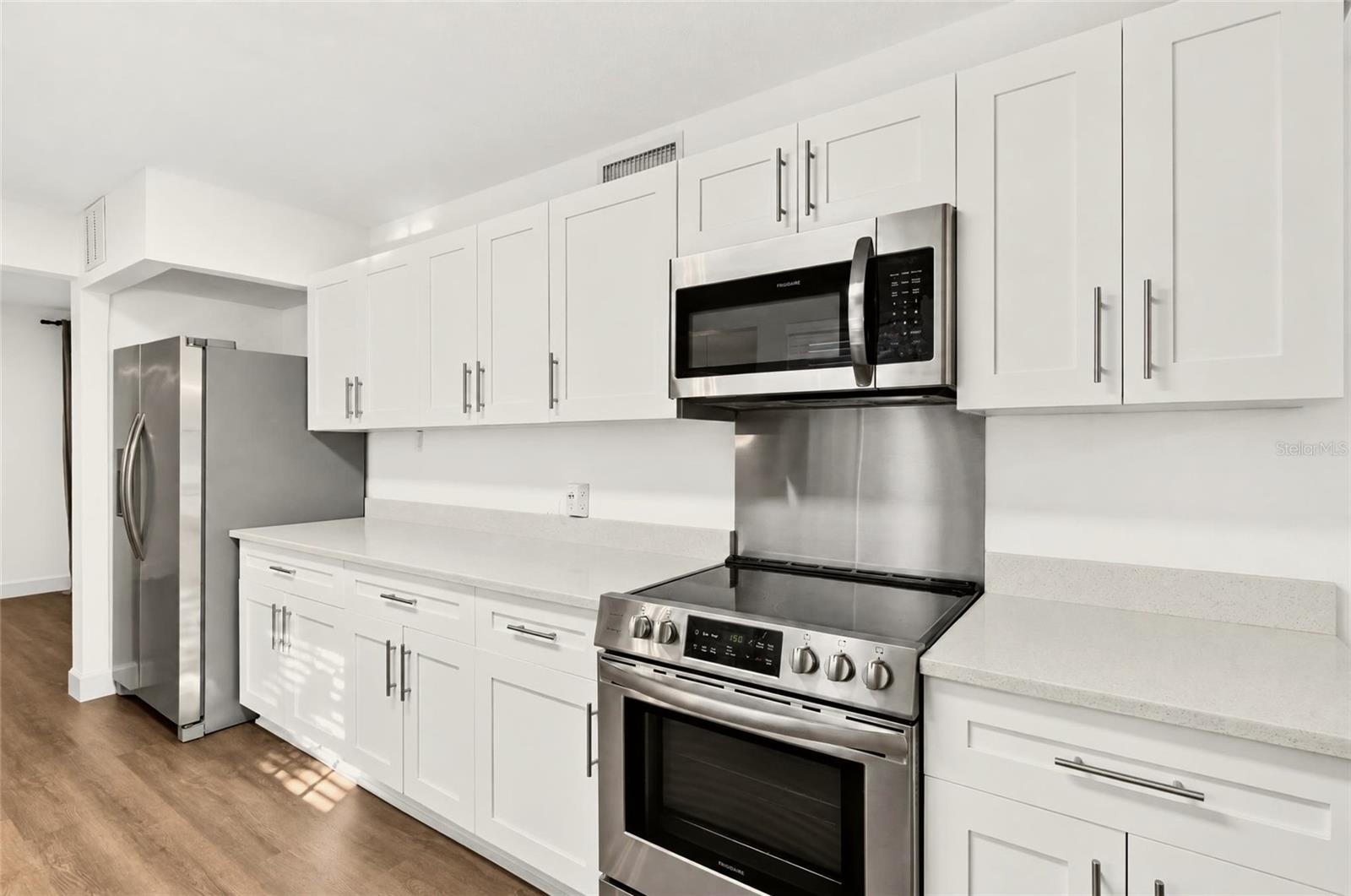 Kitchen with Stainless Steel Applicances