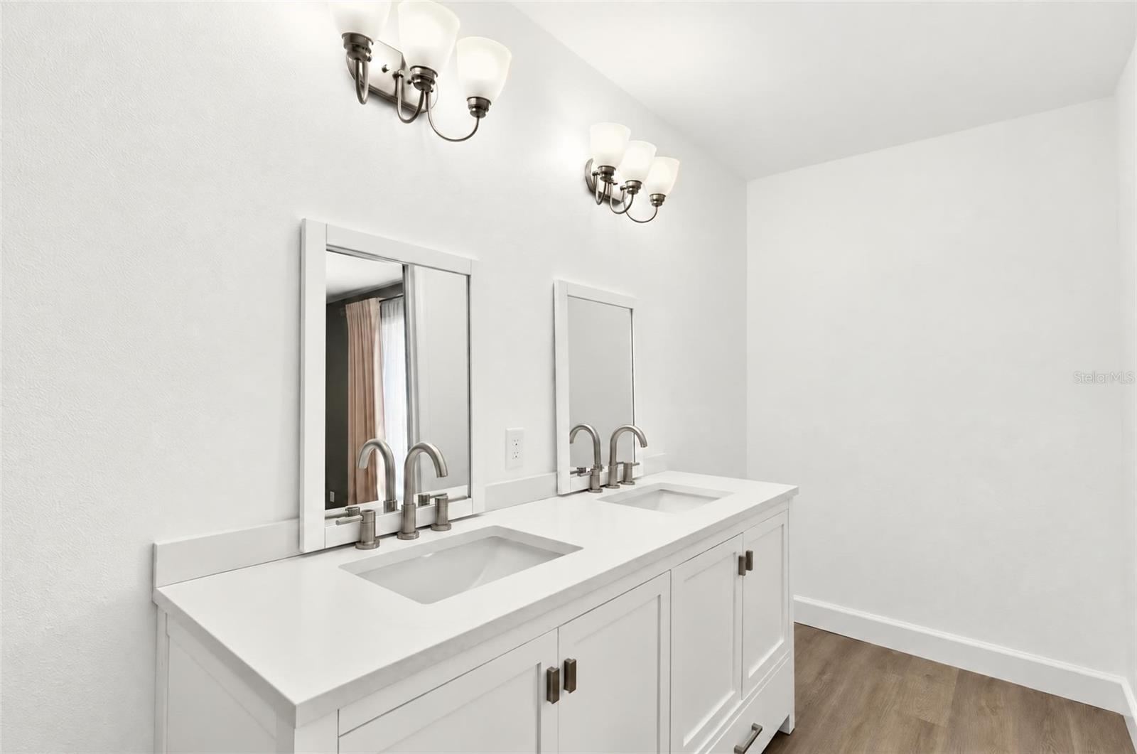 Master Bathroom with Dual Vanities