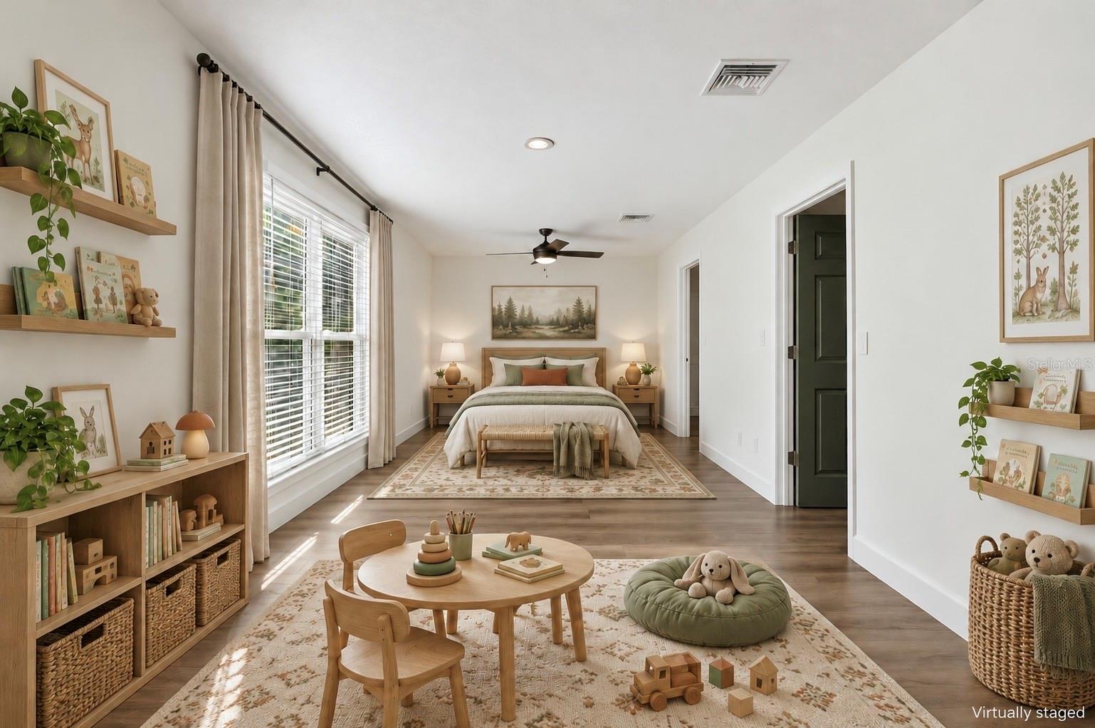 Digitally Staged Bedroom 1