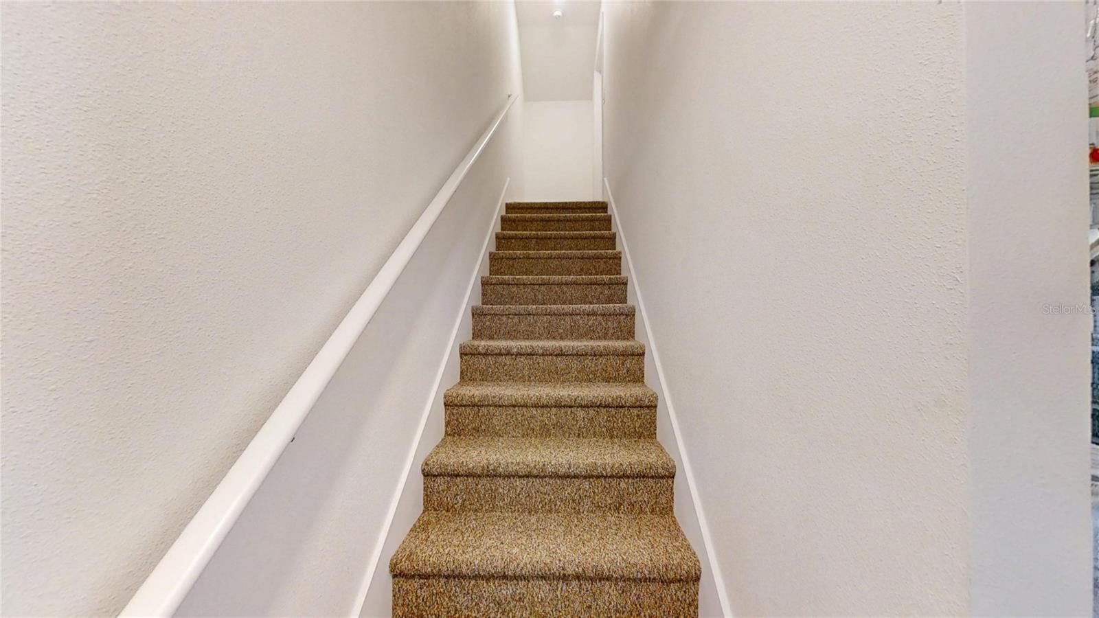 STEPS TO BONUS ROOM ABOVE GARAGE