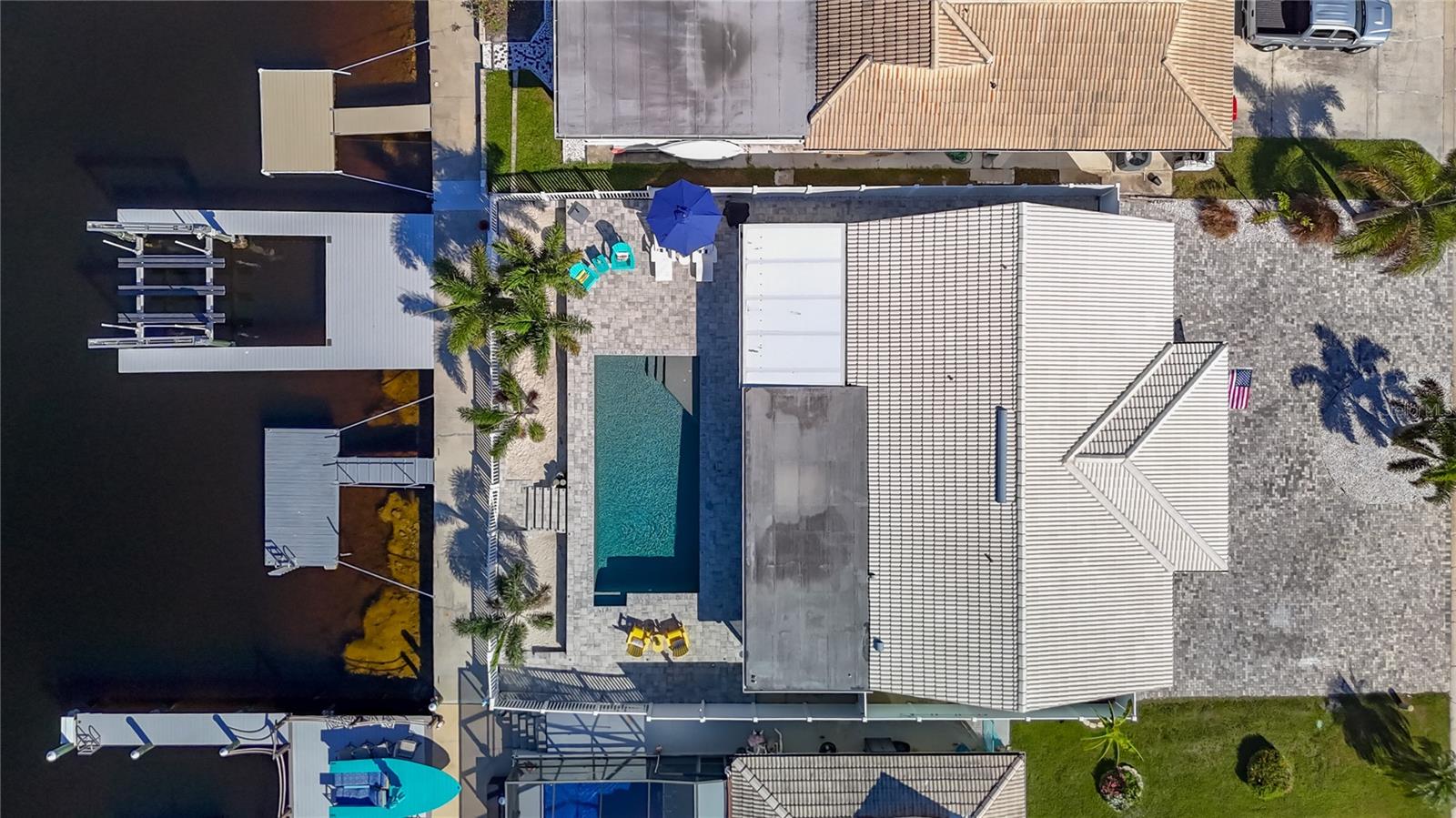 Overhead view