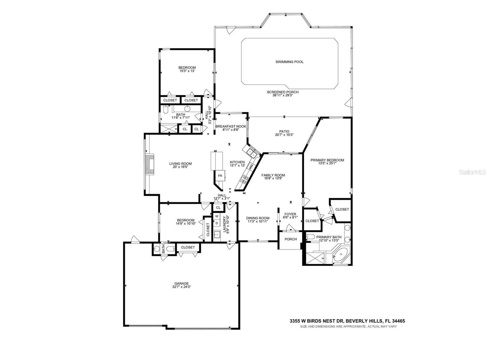 3355 W BIRDS NEST DRIVE, Beverly Hills, FL 34465 3355 W BIRDS NEST DRIVE, Beverly Hills, FL 34465