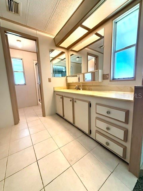 Primary bathroom vanity