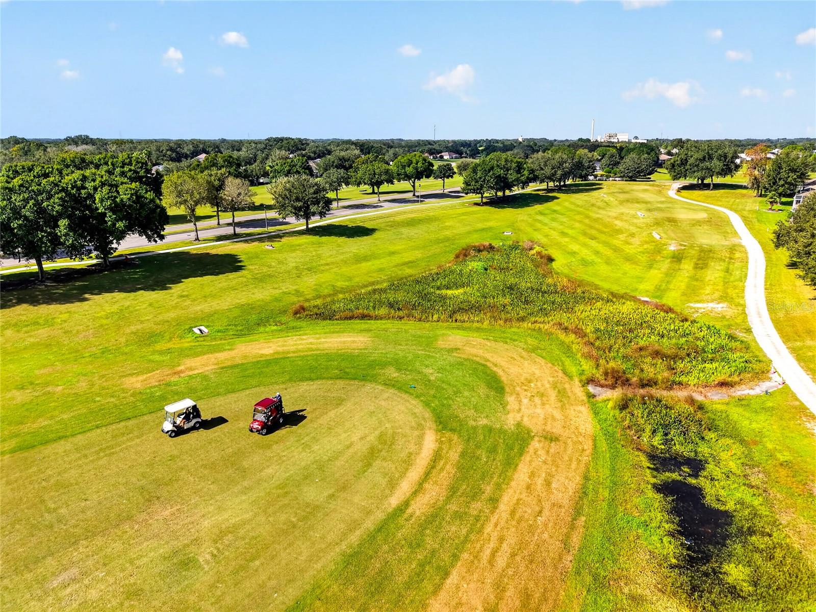View of Golf Course across the street