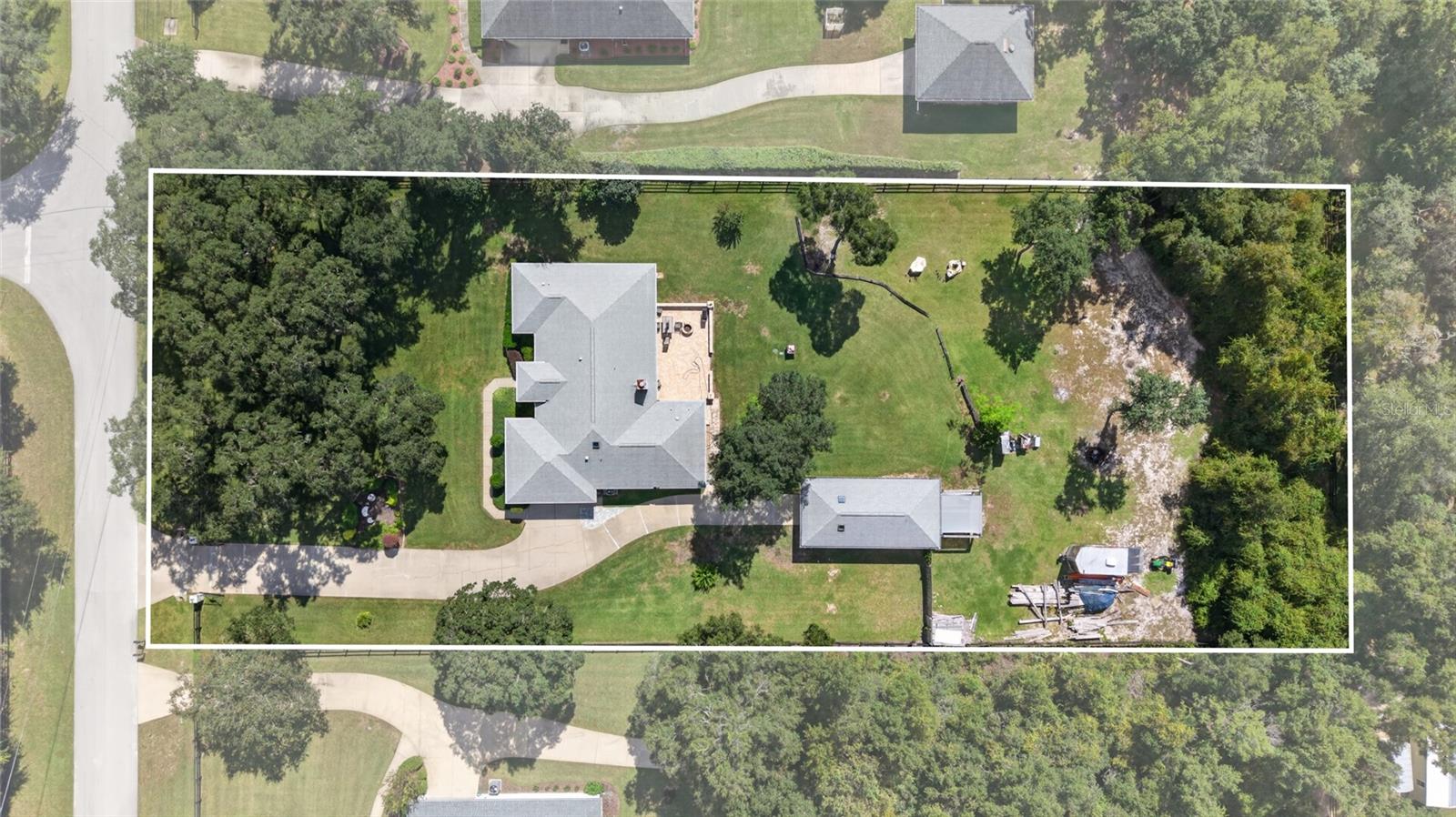 1.25 acre property