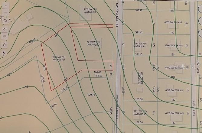 measurements of 4040 SW 7th Ave. Road