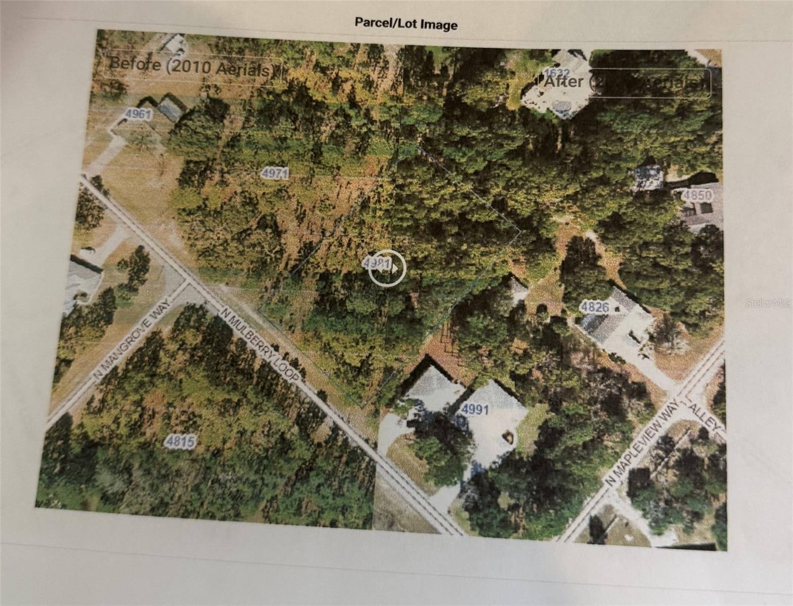 Site of home