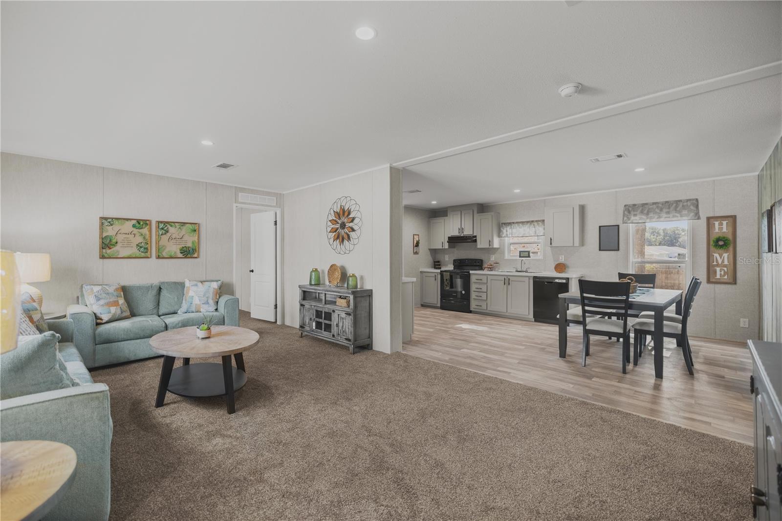 Open concept living room
