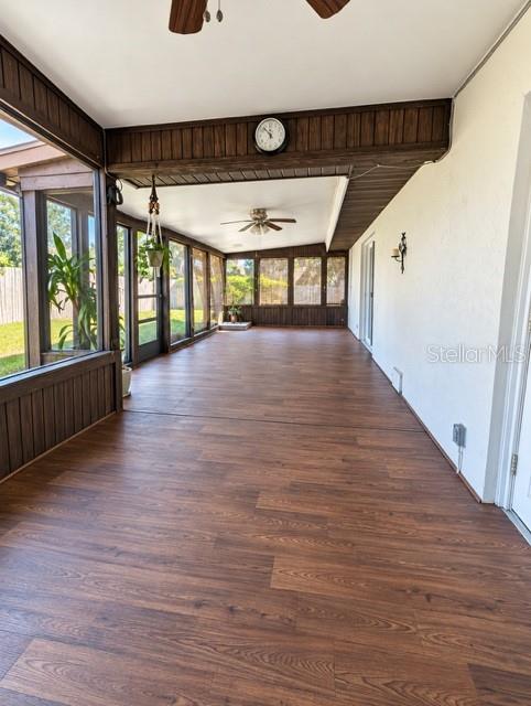 Screened enclosed porch