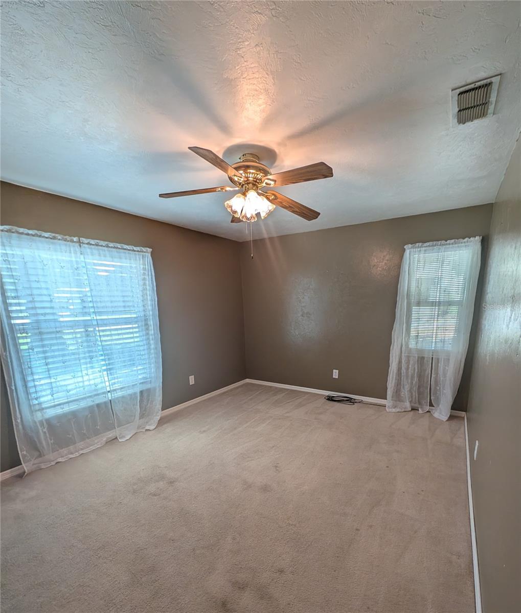 One of the secondary bedrooms