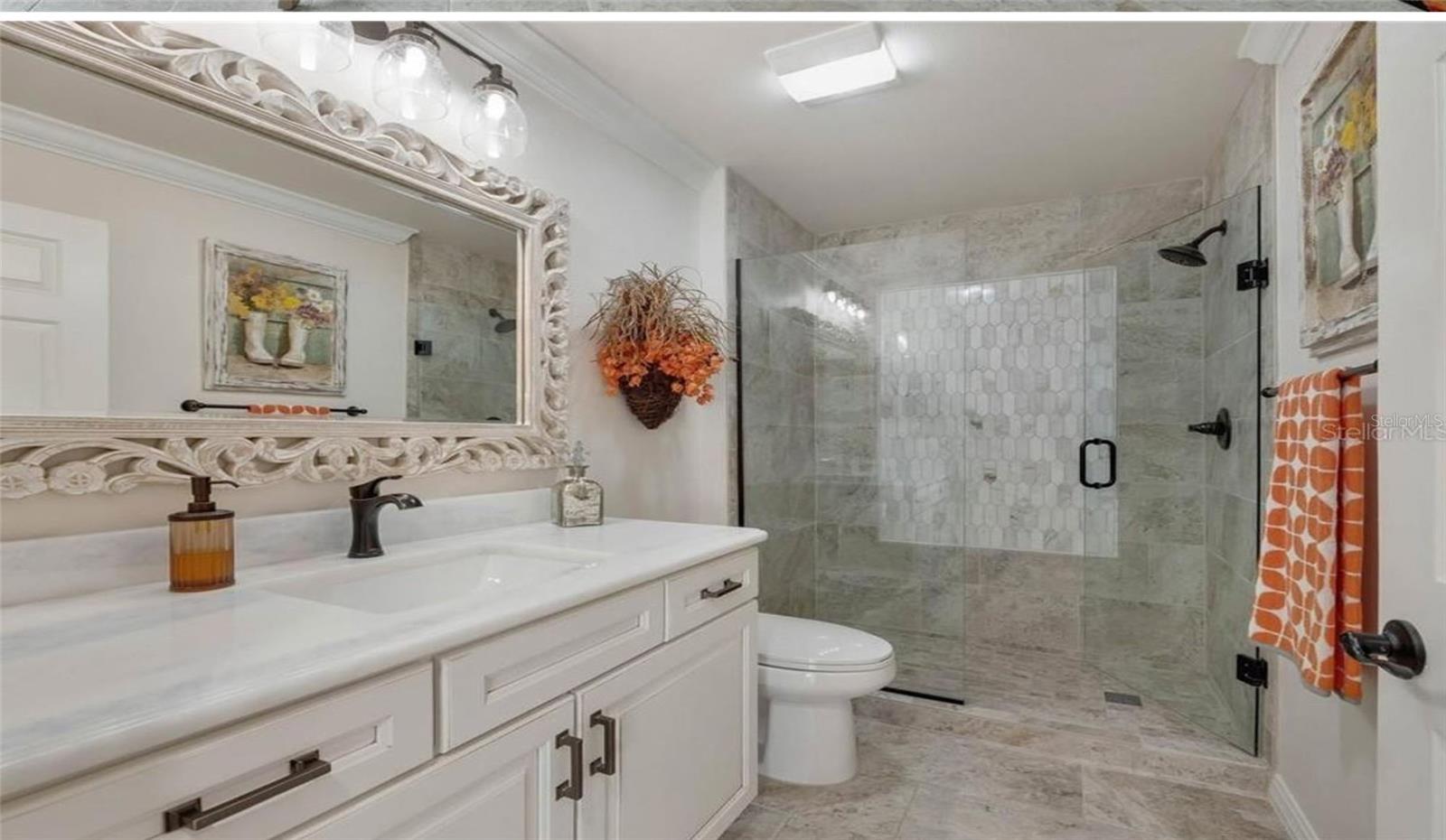UPGRADED GUEST BATHWALK IN SHOWER