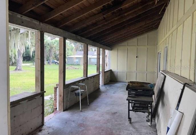 Side porch