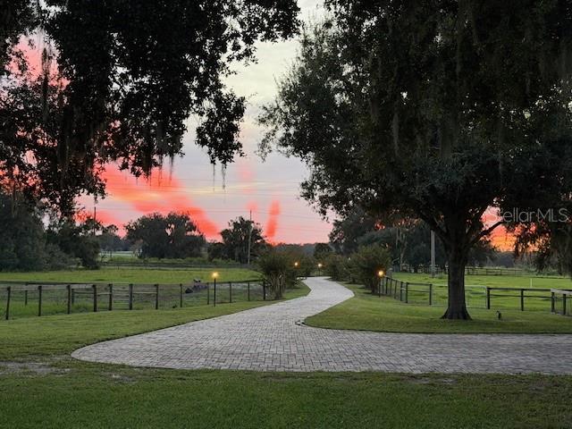 DRIVEWAY TO HOUSE
