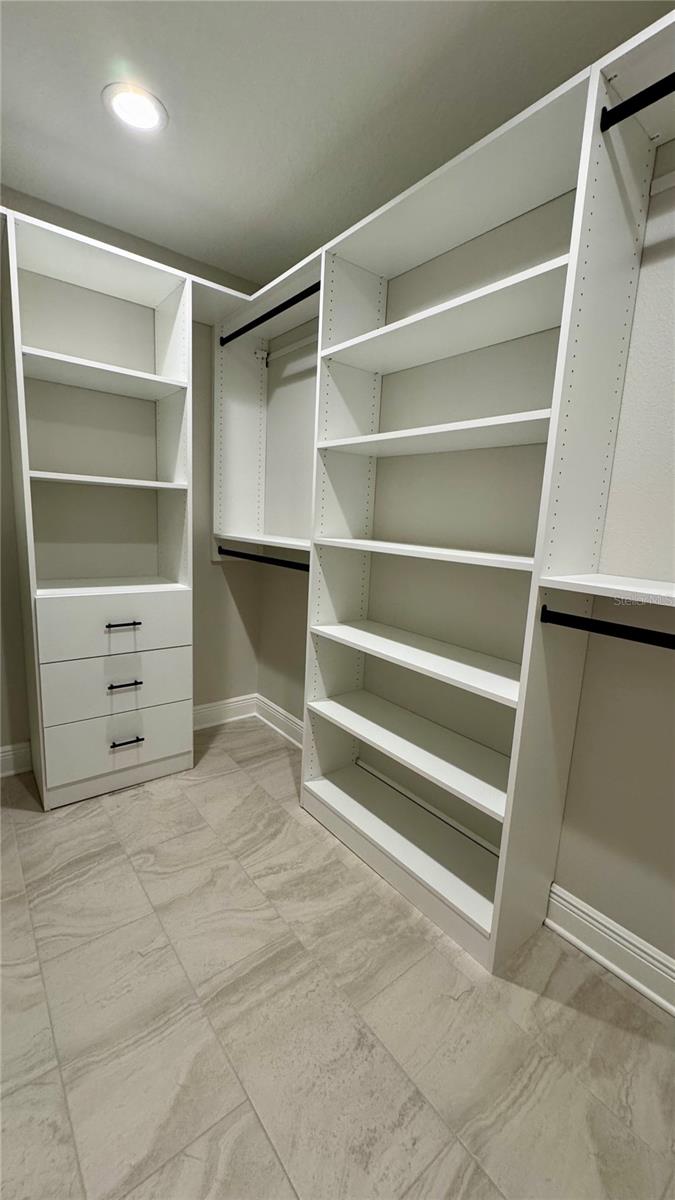 Master closet