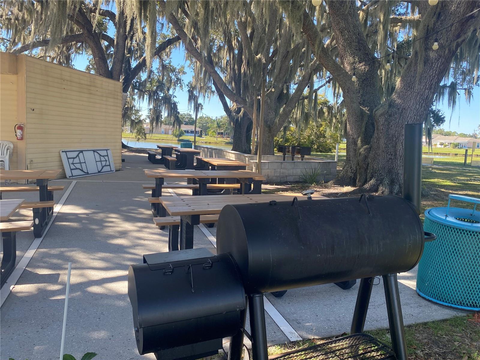 Community get-together outdoor event area.