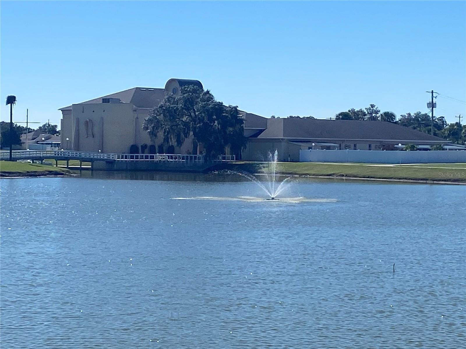 Taken from the walking path looking back to the clubhouse.  Waterviews are always peaceful and relaxing.