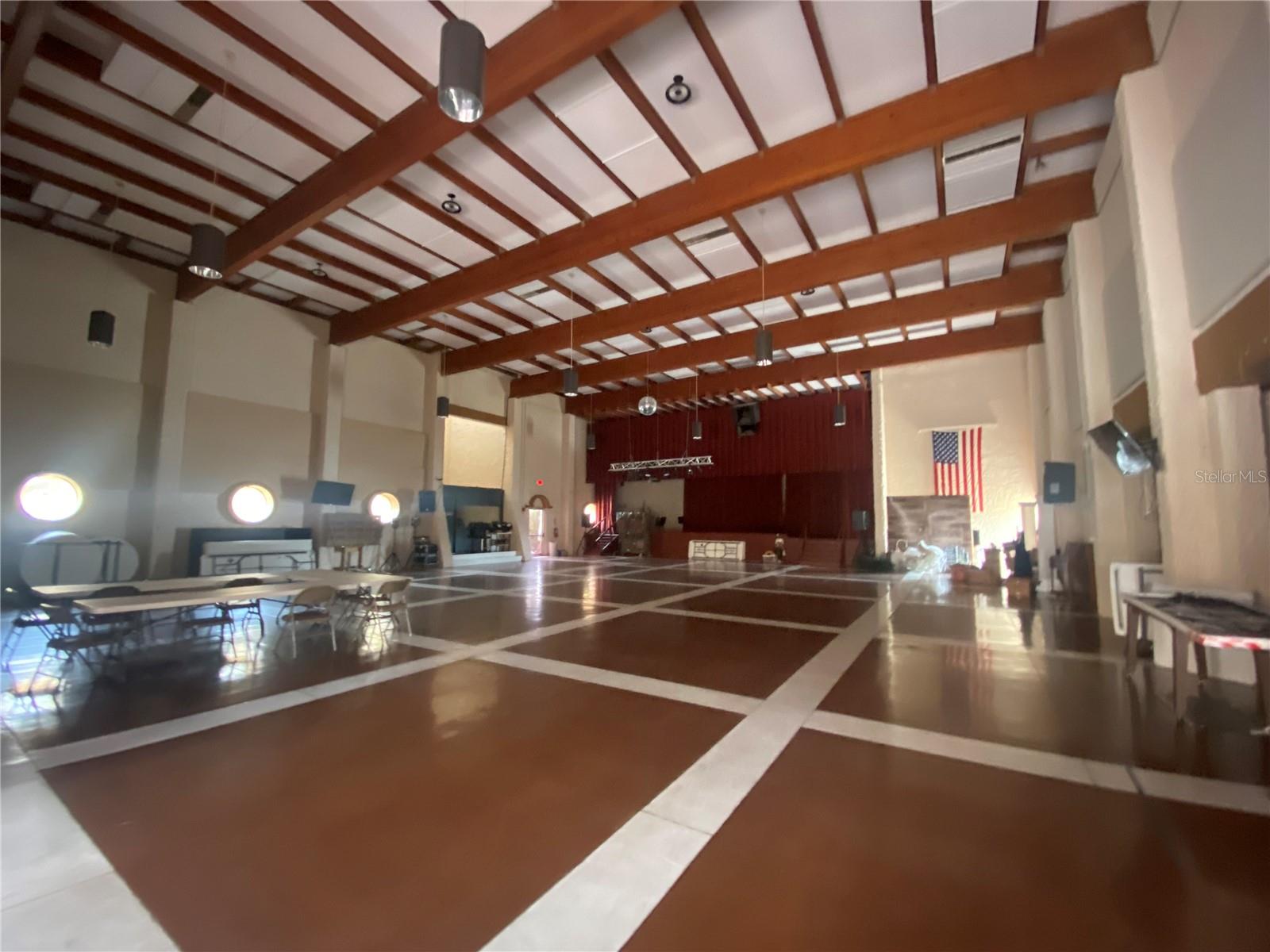 The clubhouse was recently remodeled.