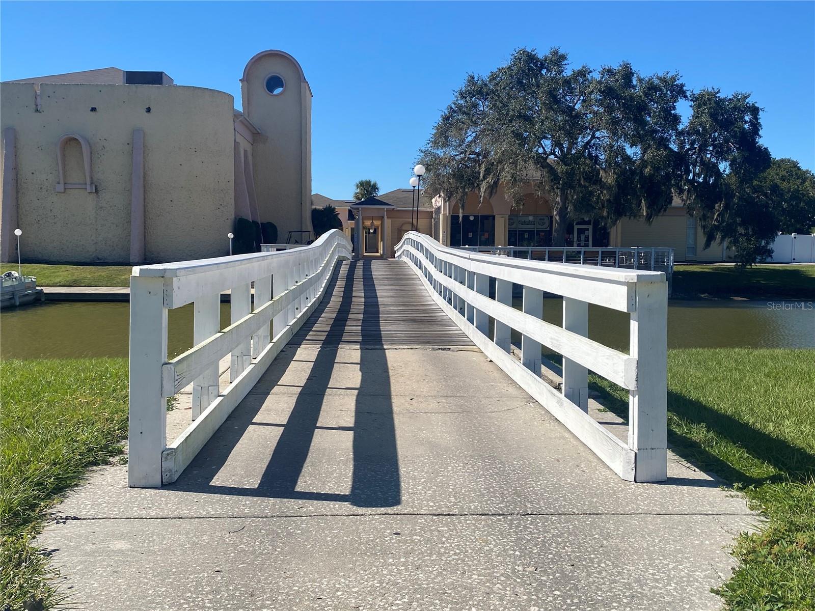 Looking back from the bridge to Town Center.
