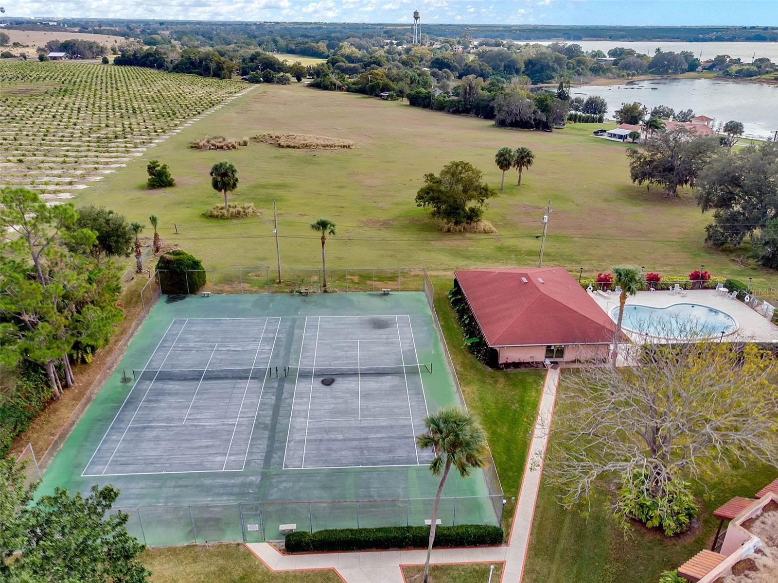 Tennis Courts, Clubhouse and community pool