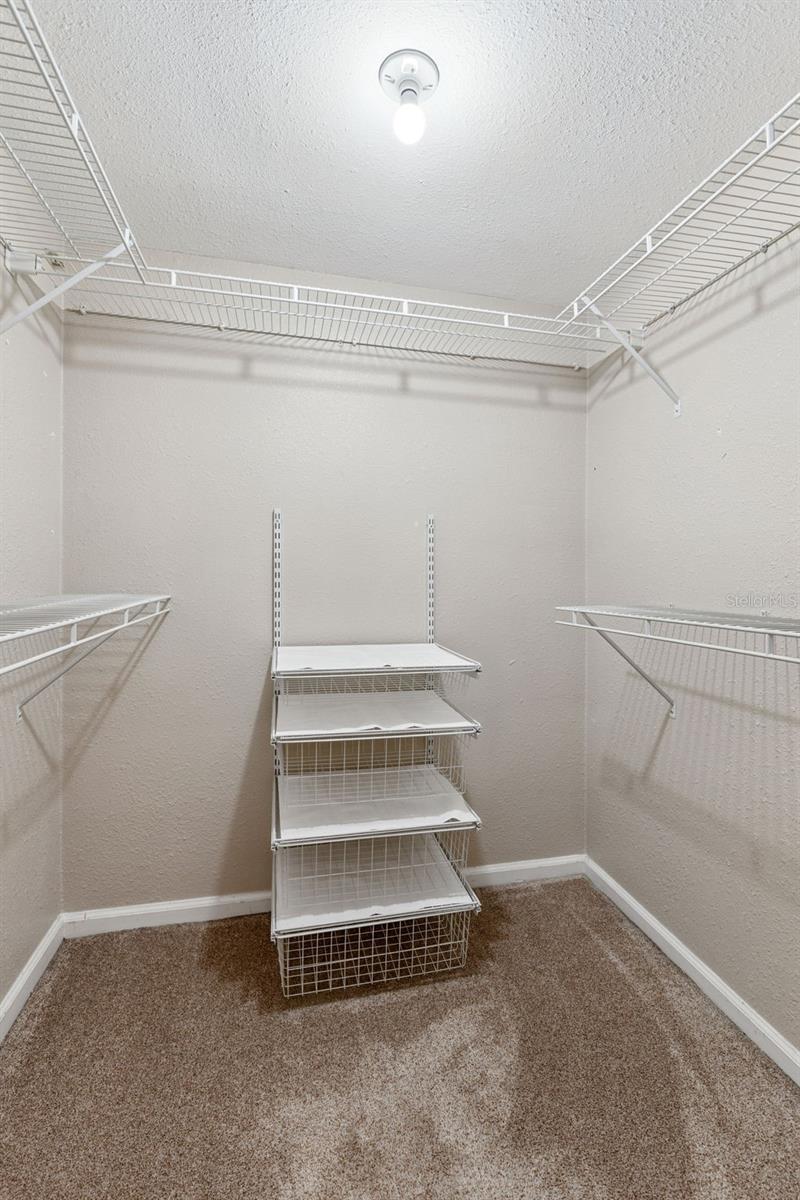 Large walk in closet