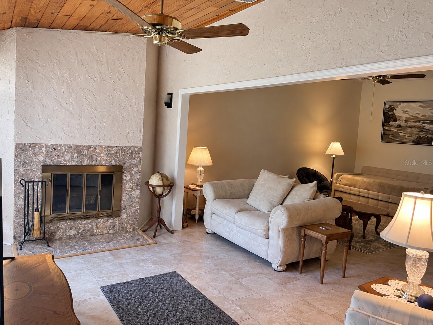 Bonus room off living room