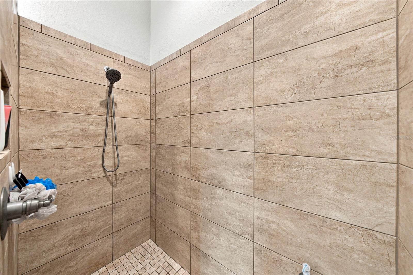Large walk-in shower